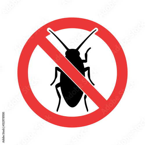 Pest control icon vector art 