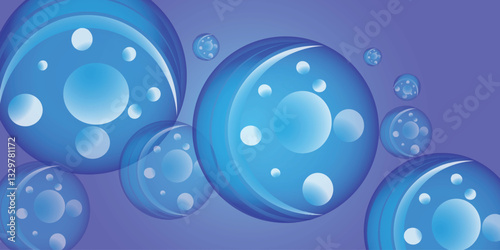 abstract bubble  elegant round bubble background
