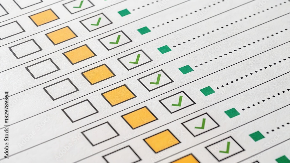 Diversity workplace hiring concept. Checklist with marked boxes indicating completed tasks and pending items. Diversity workplace hiring concept. Checklist with marked boxes indicating completed tasks and pending items.