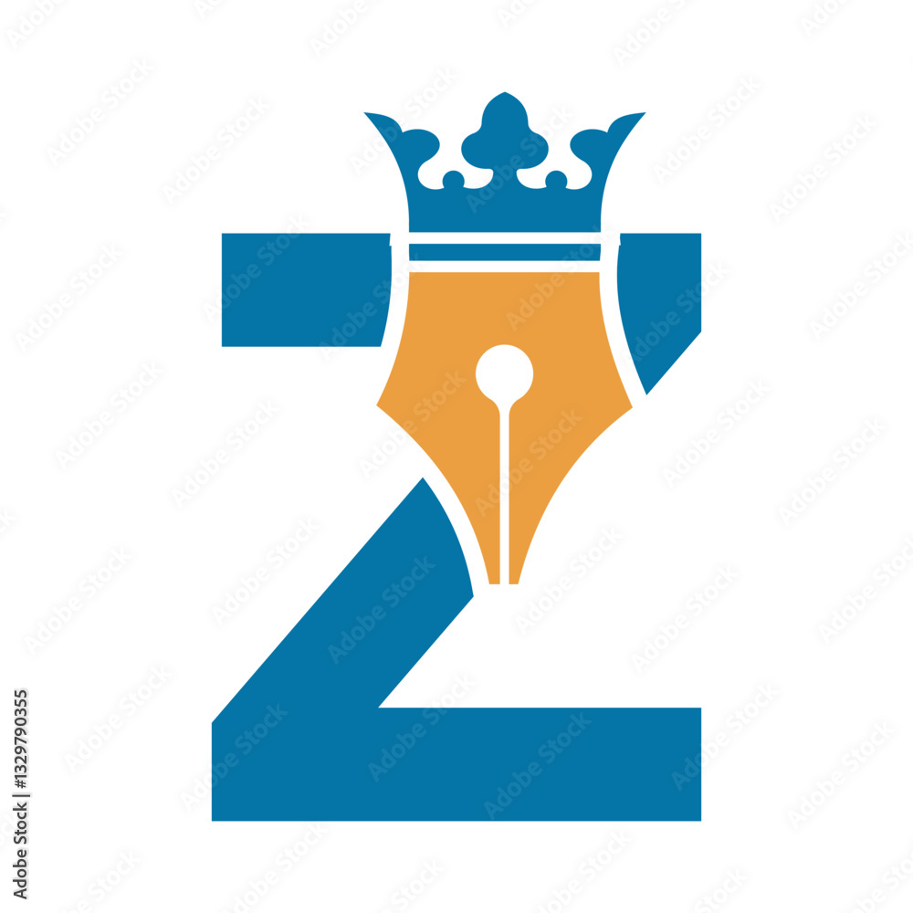 Crown Pen Logo combine with letter Z
vector template Crown Pen Logo combine with letter Z
vector template