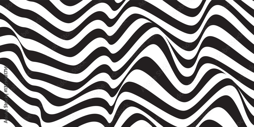Optical Illusion Stripes Texture. Abstract Geometric Background Vector Design. Op Art Illustration. Optical Illusion Stripes Texture. Abstract Geometric Background Vector Design. Op Art Illustration.