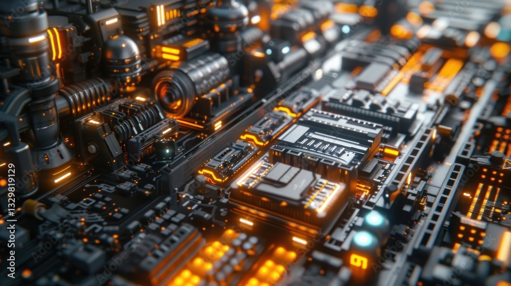 Cyberpunk Circuitry: A Futuristic Technological Marvel Cyberpunk Circuitry: A Futuristic Technological Marvel