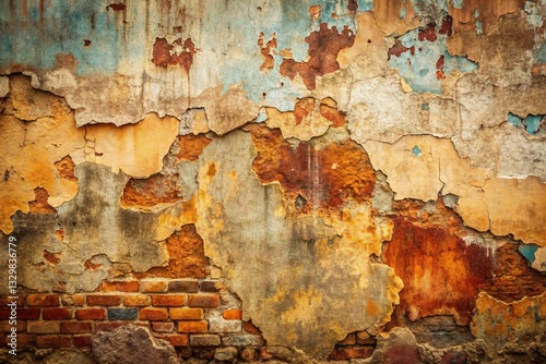 Distressed and weathered surface. Rustic branding, historical presentations, grunge design.