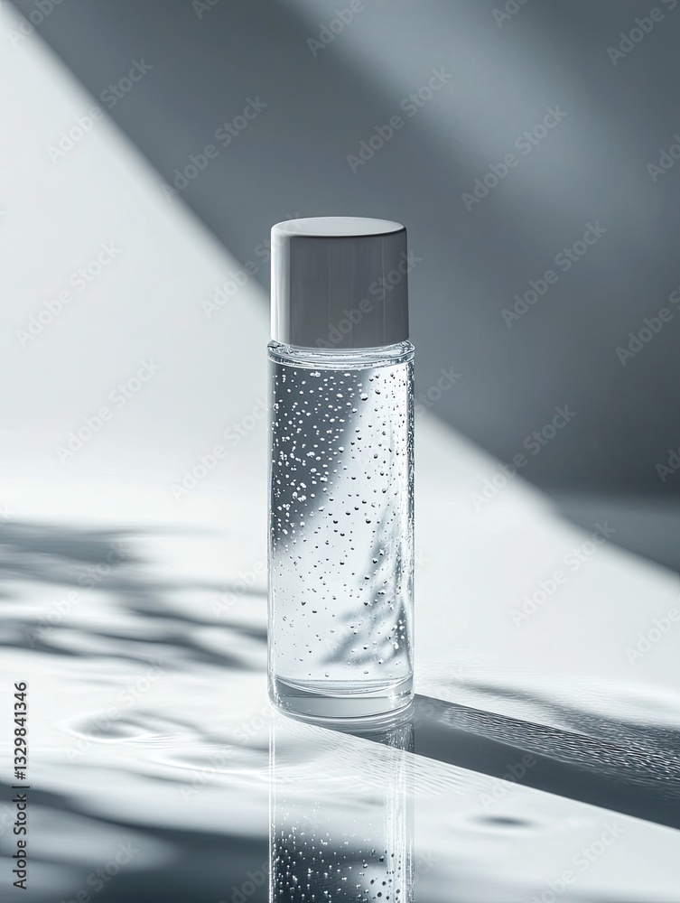 Clear Gel Bottle for Studio Light, Clean Design. Clear Gel Bottle for Studio Light, Clean Design.