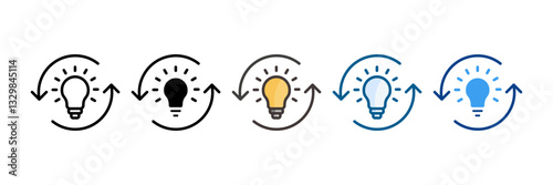 Rethink Icon Set Multiple Style Collection