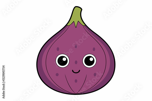 red onion isolated on white background