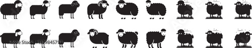 Sheep silhouettes