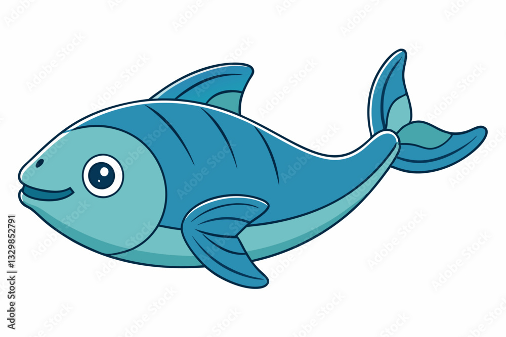 vector illustration of a cartoon shark vector illustration of a cartoon shark