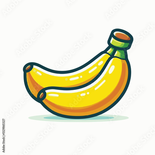 Adobe Illustrator ArtworkKeywords: banana, food, fruit, natural, tropical, organic, fresh, background, yellow, nutrition, healthy, ripe, peel, diet, isolated, sweet, health, white, vitamin, bunch, veg