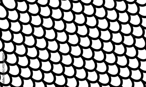 Fish, mermaid, dragon scales pattern. Modern repeating stylish diagonal texture.