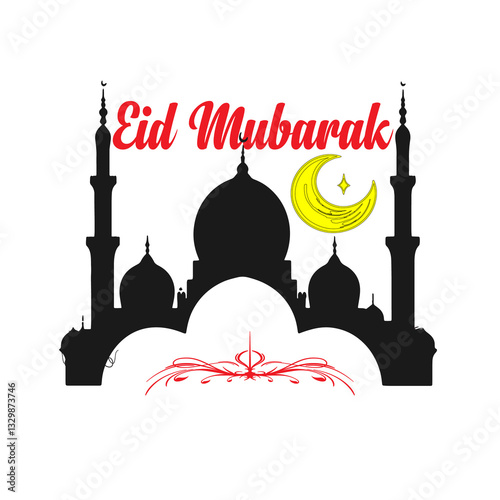 silhouette of mosque