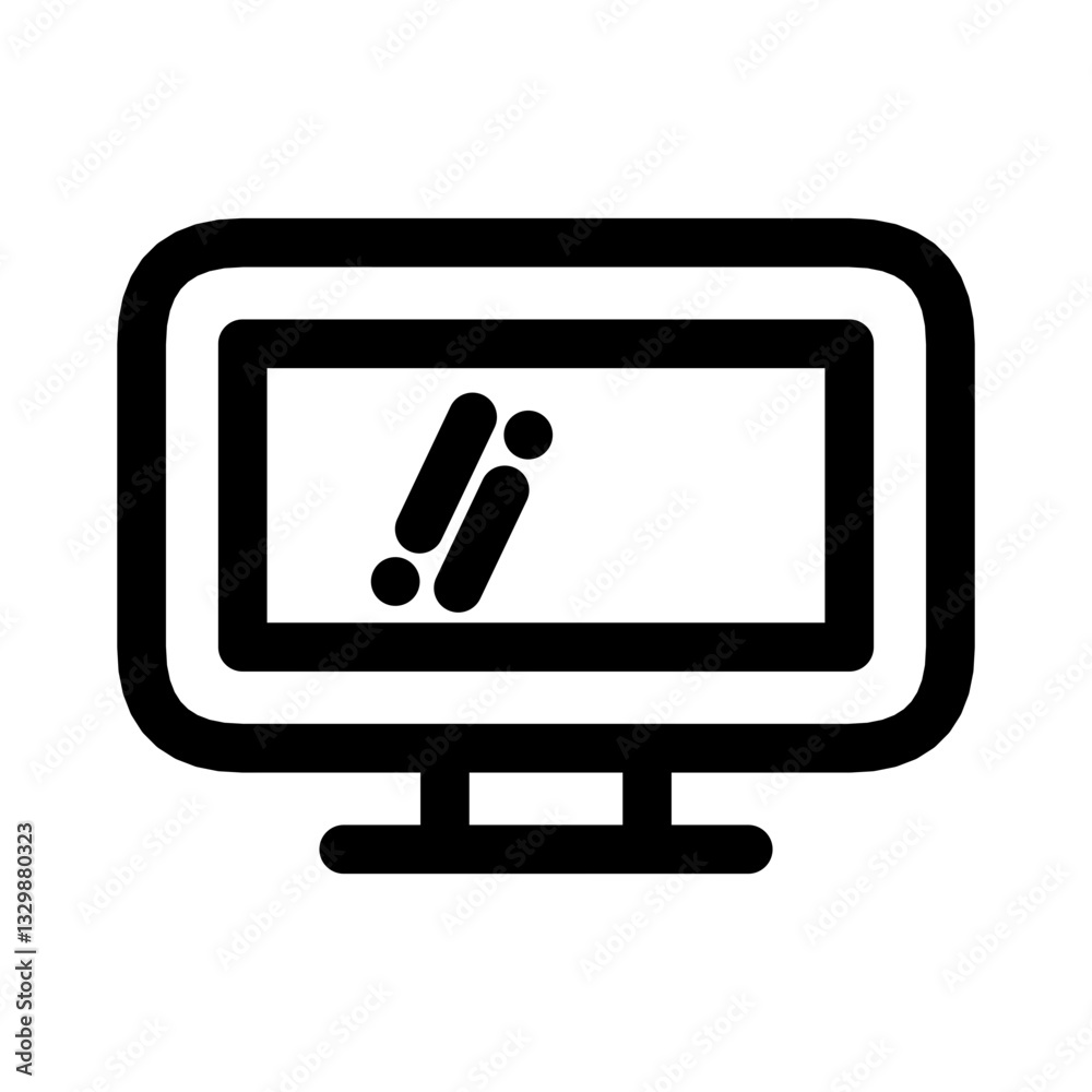 computer monitor icon computer monitor icon