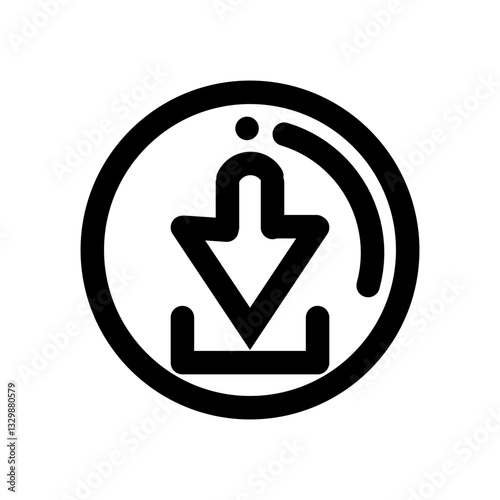 download icon vector illustration
