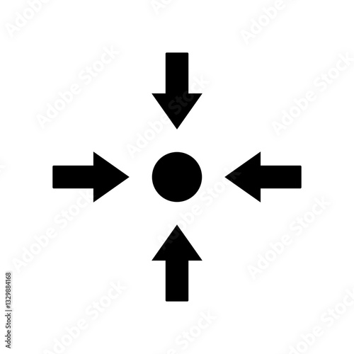 Icon a center, isolated against a clean background.