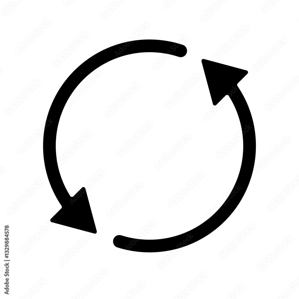 Icon a reload, isolated against a clean background. Icon a reload, isolated against a clean background.