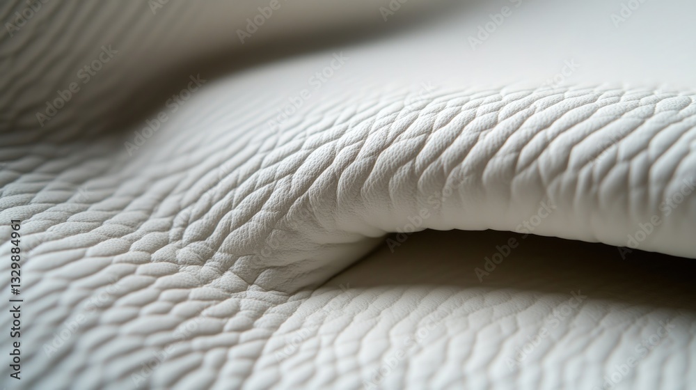Cream leather texture close-up Cream leather texture close-up