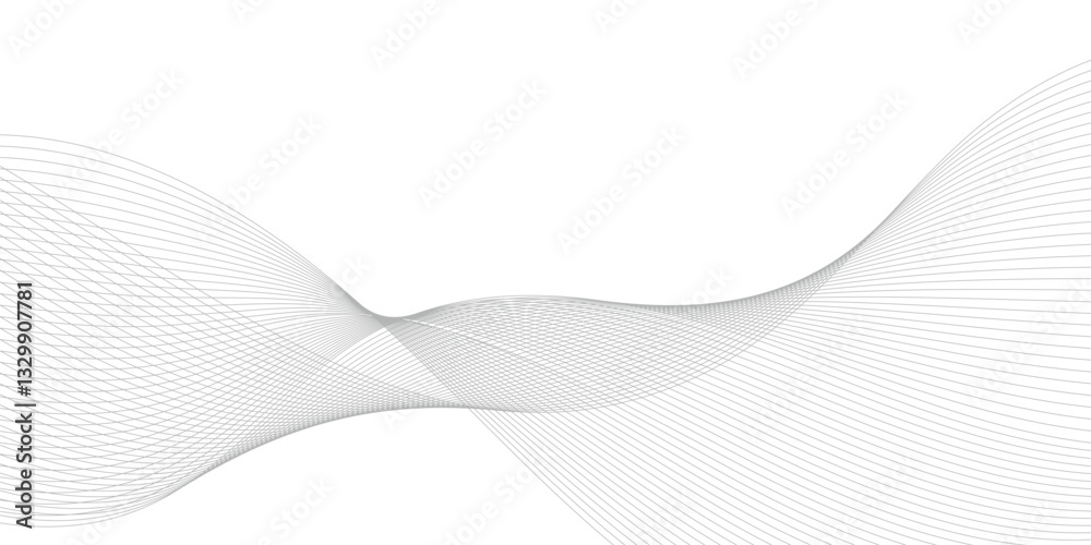 Technology and business wave lines on transparent background. Vector curve wave line seamless pattern. Gray curved line for banner design and frequency sound wave line. Future technology concept. Technology and business wave lines on transparent background. Vector curve wave line seamless pattern. Gray curved line for banner design and frequency sound wave line. Future technology concept.