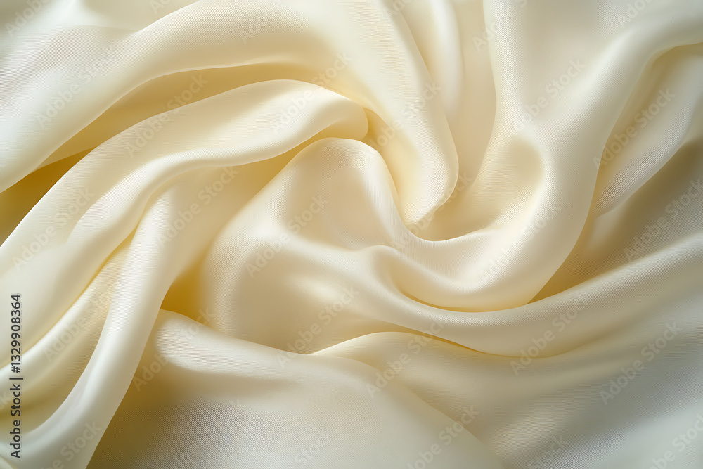 Luxurious White Satin Texture