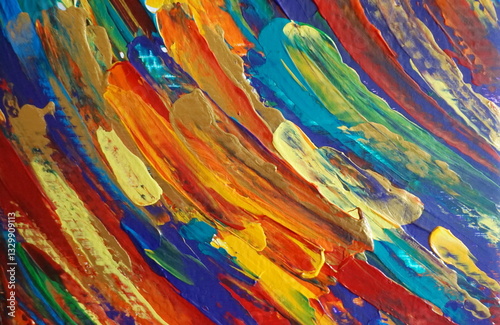 Abstract art painting. Acrylic illustration. Contemporary art.