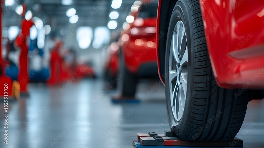 custom made wallpaper toronto digitalModern Automotive Service Center with Advanced Diagnostic Tools and Skilled Technicians