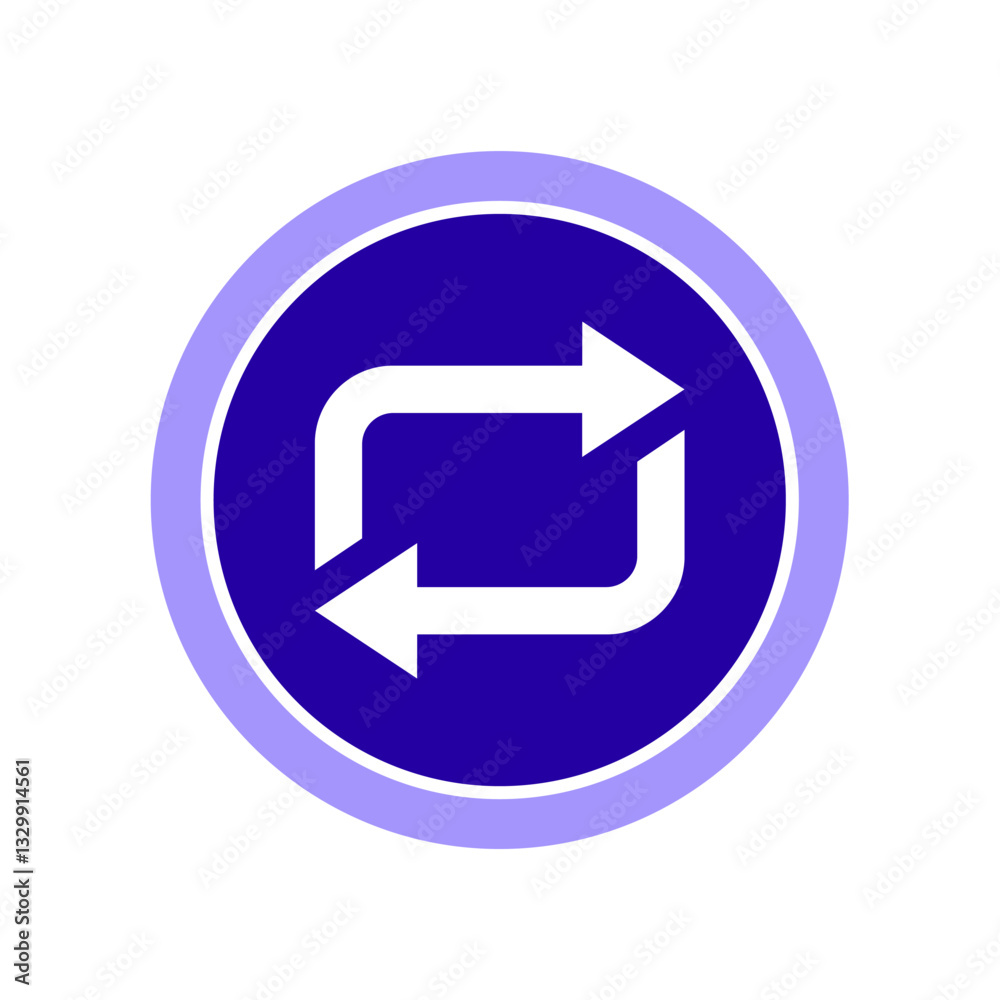 Icon a exchange, isolated against a clean background. Icon a exchange, isolated against a clean background.