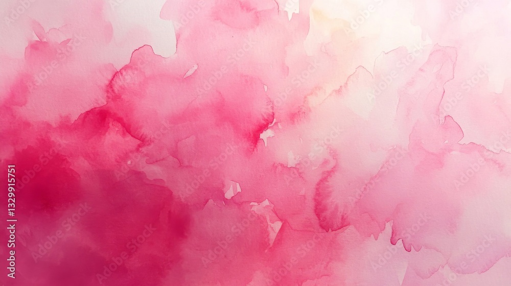 Fototapeta premium Abstract Pink Watercolor Background Texture