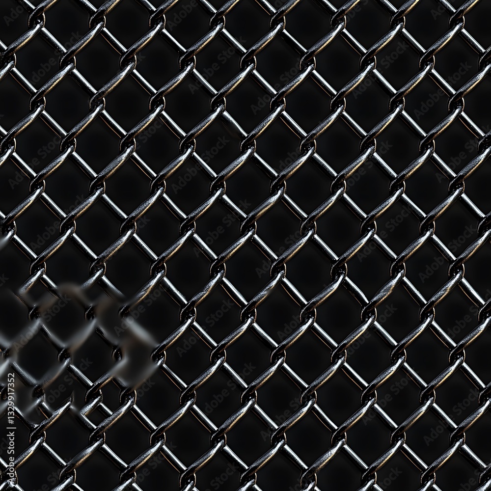 Dark chain link fence texture. Dark chain link fence texture.