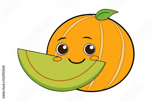 cartoon orange fruit