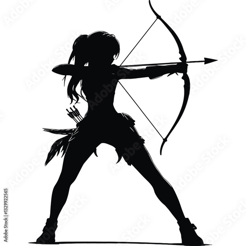 woman with bow,  
archer silhouette,  
bow and arrow silhouette,  
female archer,  
bow and arrow art,  
archer vector,  
woman archer silhouette,  
female bowman,  
archery silhouette,  
archer vecto