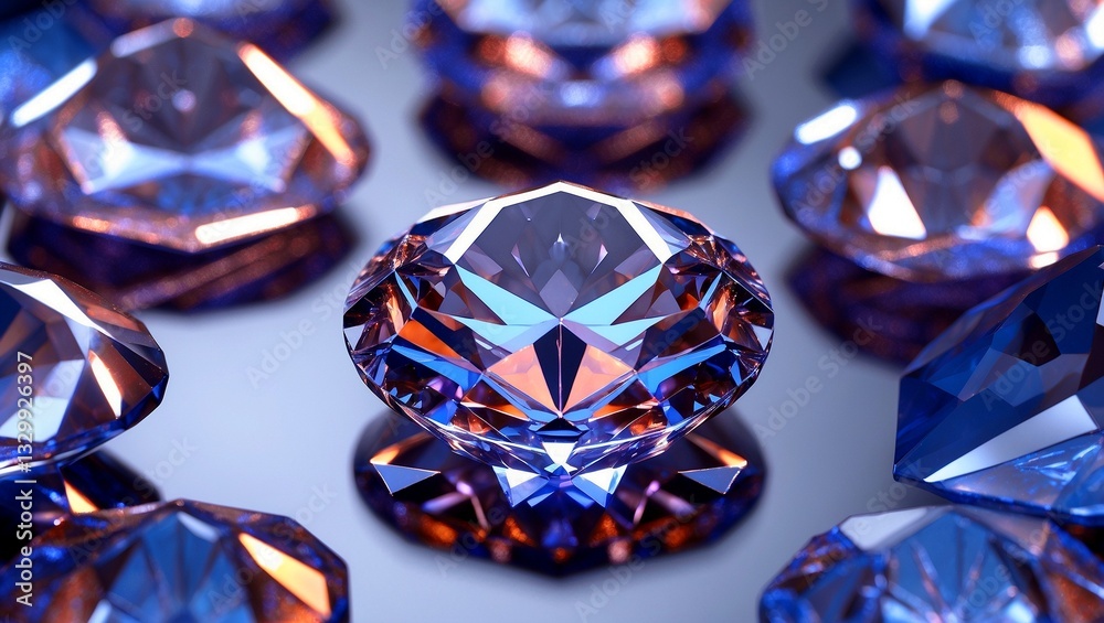 Radiant polished gemstone texture with vivid details Radiant polished gemstone texture with vivid details
