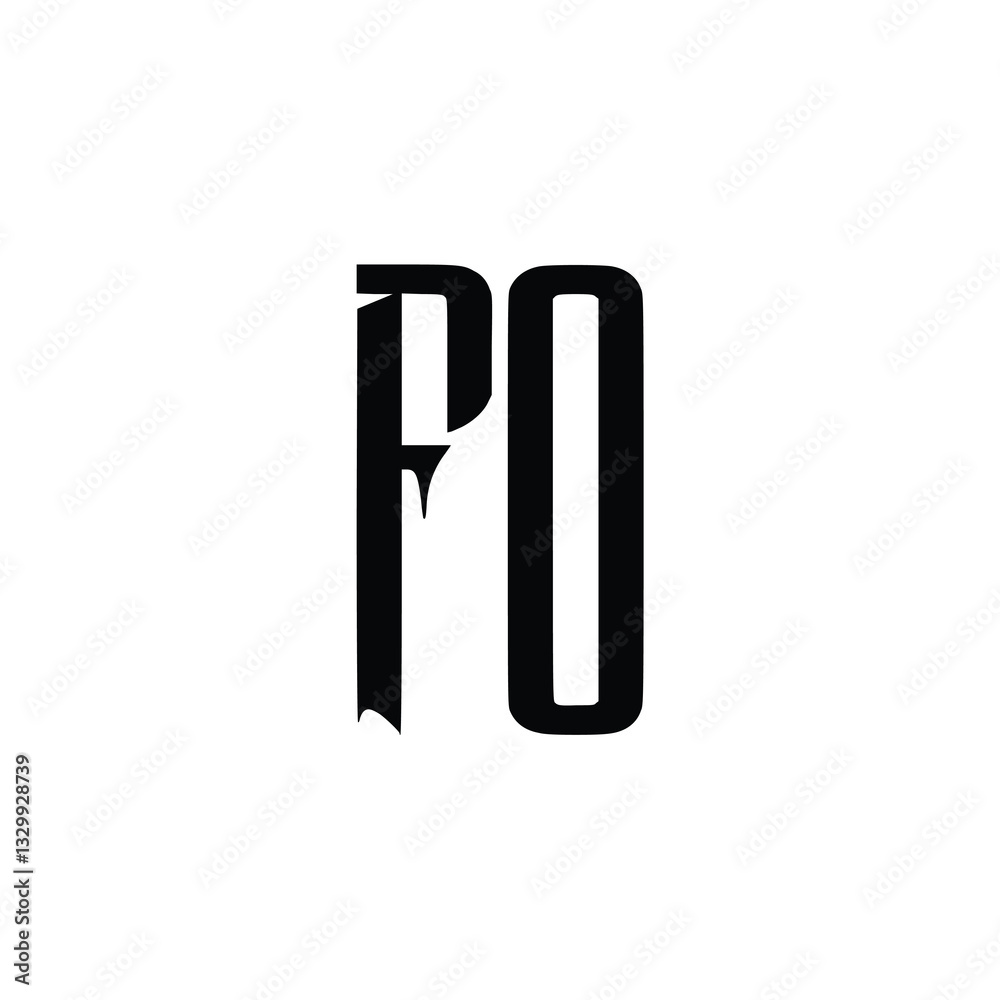 FO monogram logo design letter text name symbol monochrome logotype alphabet character simple logo FO monogram logo design letter text name symbol monochrome logotype alphabet character simple logo