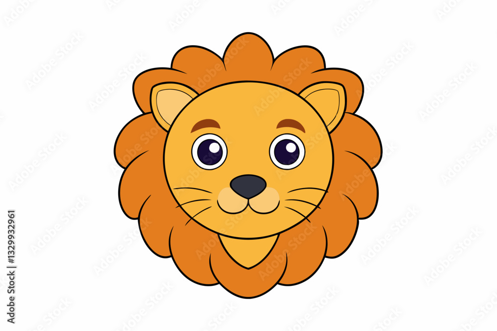 Cute animal vector art in illustration on a white Background Cute animal vector art in illustration on a white Background