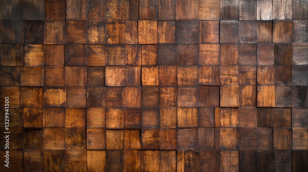 Dark Brown Wooden Square Tile Texture Background Dark Brown Wooden Square Tile Texture Background
