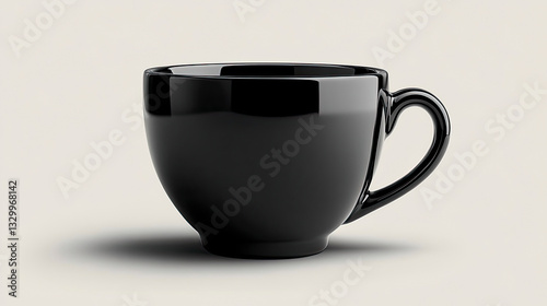 Beautiful Latte Art on a Creamy Espresso Surface AI generated