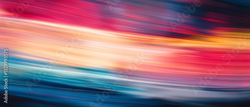 Vibrant and colorful abstract motion blur.