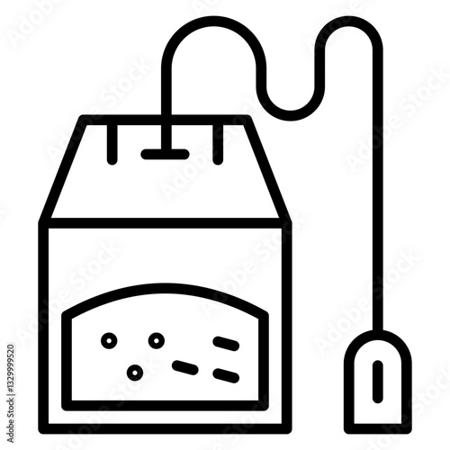 Tea bag icon