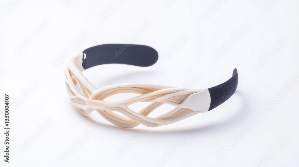 Naklejka premium Innovative Brainwave Monitoring Device for Enhanced Meditation Experience