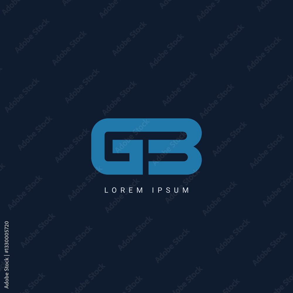 GB BG logo Design Template Vector Graphic Branding Element GB BG logo Design Template Vector Graphic Branding Element