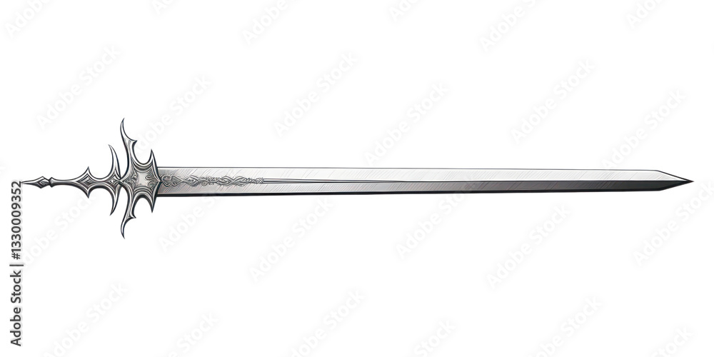 Fototapeta premium PNG Warrior sword weapon dagger blade.