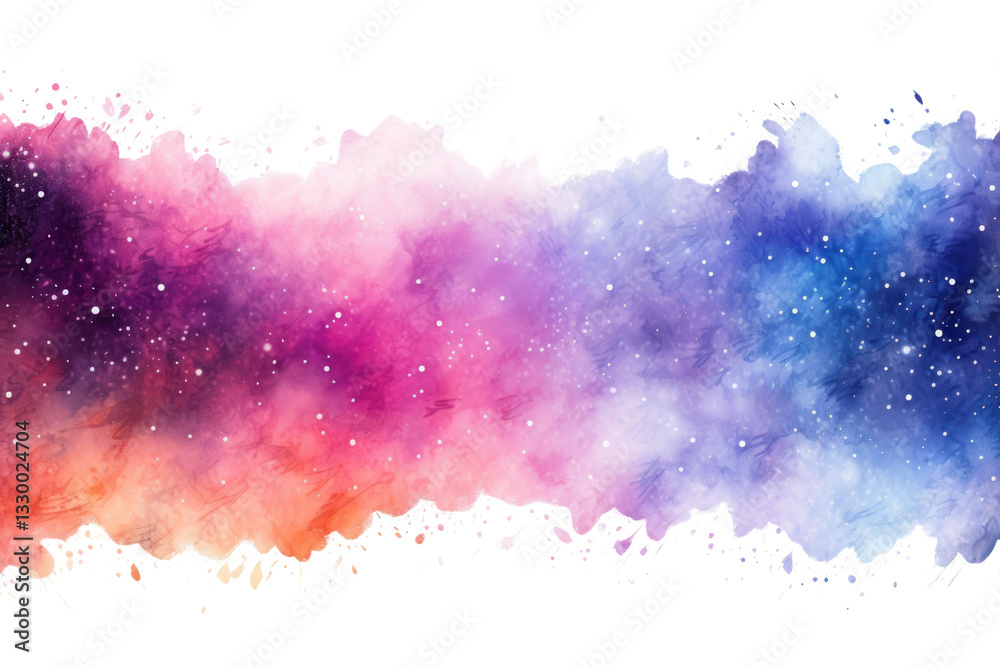 Obraz premium PNG Galaxy line horizontal border backgrounds purple