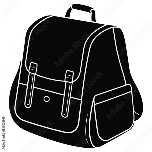 black and white bag