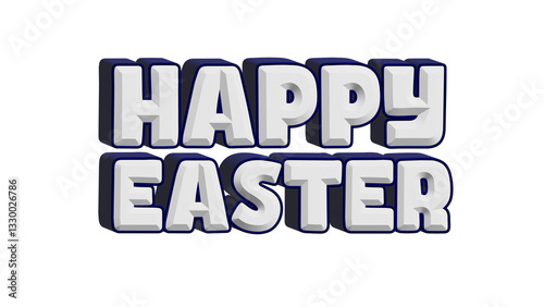Happy Easter lettering
