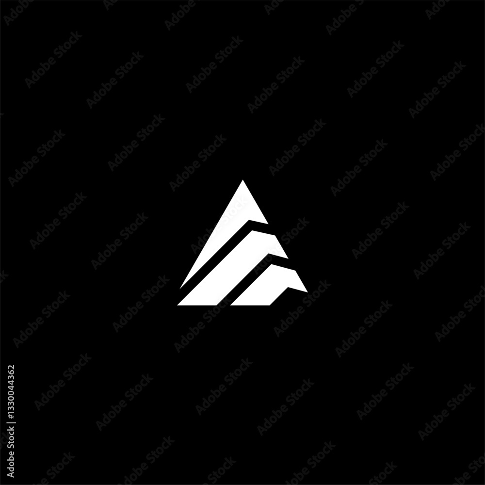 three delta or delta arrow logo concept vector icon three delta or delta arrow logo concept vector icon
