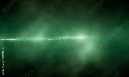 Green Foggy Abstract Background Animation