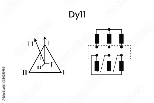 connection and vector groups for distribution transformer