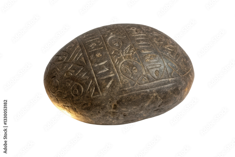 Ancient stone with hieroglyphic inscriptions discovered in Egypt, showcasing the cultural history and artifacts of ancient civilizations Ancient stone with hieroglyphic inscriptions discovered in Egypt, showcasing the cultural history and artifacts of ancient civilizations