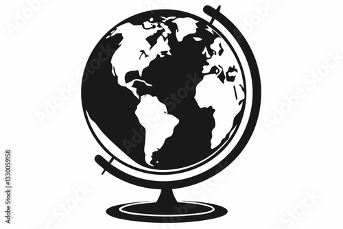 globe silhouette