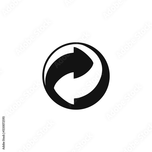  Recycle vector Icon logo