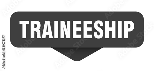 traineeship sticker. traineeship sign on transparent background