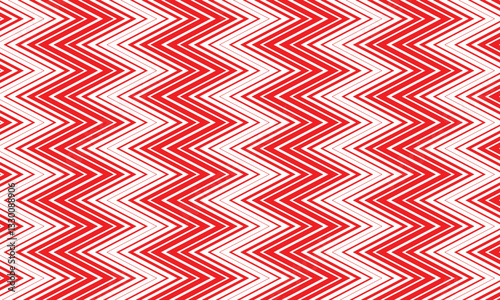 abstract trendy red thin to thick irregular zigzag line pattern perfect for background.